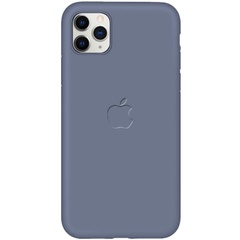 Чехол Silicone Case Full Protective (A) для Apple iPhone 11 Pro (5.8") Серый / Lavender