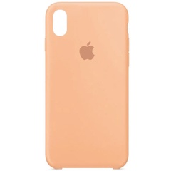 Чохол Silicone Case (AA) для Apple iPhone X (5.8 ") / XS (5.8"), Помаранчевий / Cantaloupe