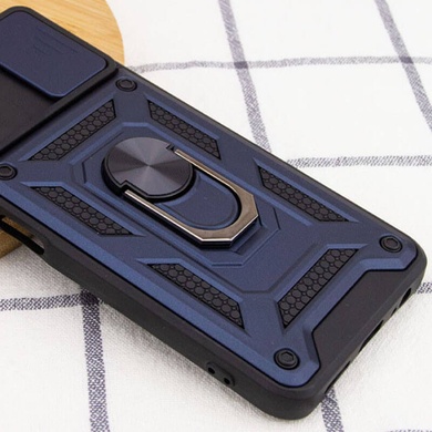 Ударопрочный чехол Camshield Serge Ring для Xiaomi Redmi Note 12 Pro+ 5G Синий