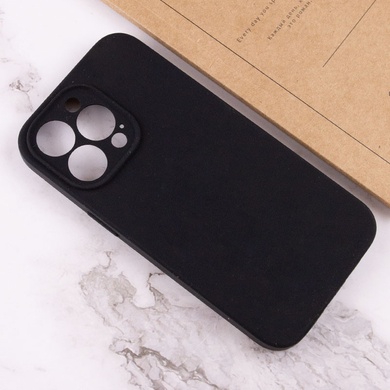 Чохол Silicone Case Full Camera Protective (AA) NO LOGO для Apple iPhone 15 Pro (6.1"), Чорний / Black