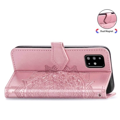 Шкіряний чохол (книжка) Art Case з візитницею для Samsung Galaxy A71, Рожевий