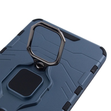 Ударопрочный чехол Transformer Ring for Magnet для Xiaomi Redmi Note 4X/Note 4 (SD) Серый / Metal slate