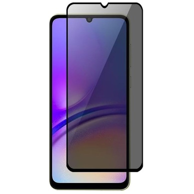Захисне скло Privacy 5D (full glue) для Samsung Galaxy A05s, Чорний