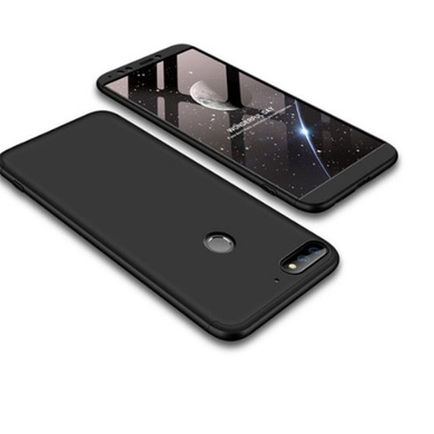 Пластиковая накладка GKK LikGus 360 градусов для Huawei Y5 (2018) / Y5 Prime (2018) / Honor 7A Черный
