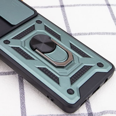 Ударопрочный чехол Camshield Serge Ring для Xiaomi Redmi Note 12 Pro 5G Зеленый