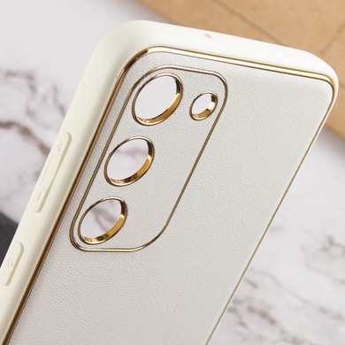 Шкіряний чохол Xshield для Samsung Galaxy S23 FE, Білий / White