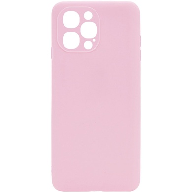Силиконовый чехол Candy Full Camera для Apple iPhone 12 Pro Max (6.7") Розовый / Pink Sand