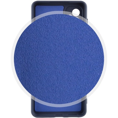 Чехол Silicone Cover Lakshmi Full Camera (AAA) для Samsung Galaxy A34 5G Темно-синий / Midnight blue