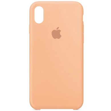 Чехол Silicone Case (AA) для Apple iPhone X (5.8") / XS (5.8") Оранжевый / Cantaloupe