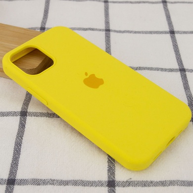 Чохол Silicone Case Full Protective (AA) для Apple iPhone 12 Pro / 12 (6.1"), Жовтий / Neon Yellow