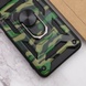 Ударопрочный чехол Camshield Serge Ring Camo для Xiaomi Redmi Note 11 (Global) / Note 11S Зеленый / Army Green