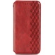 Шкіряний чохол книжка GETMAN Cubic (PU) для Samsung Galaxy A51, Червоний