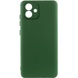 Чохол Silicone Cover Lakshmi Full Camera (A) для Samsung Galaxy A04e, Зелений / Dark Green