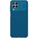 Карбоновая накладка Nillkin Camshield (шторка на камеру) для Samsung Galaxy M33 5G Синий / Blue