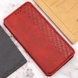 Кожаный чехол книжка GETMAN Cubic (PU) для Xiaomi Redmi Note 13 5G Красный