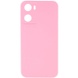 Чохол Silicone Cover Lakshmi Full Camera (AAA) для Oppo A57s / A77s, Рожевий / Light pink