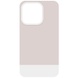 Чехол TPU+PC Bichromatic для Apple iPhone 12 Pro Max (6.7") Grey-beige / White
