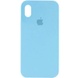Чохол Silicone Case Full Protective (AA) для Apple iPhone XS Max (6.5 "), Бирюзовый / Swimming pool
