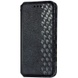 Шкіряний чохол книжка GETMAN Cubic (PU) для Samsung Galaxy A21s, Чорний