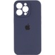 Чохол Silicone Case Full Camera Protective (AA) для Apple iPhone 15 Pro Max (6.7"), Темно-синій / Midnight blue