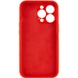 Чехол Silicone Case Full Camera Protective (AA) для Apple iPhone 15 Pro (6.1") Красный / Red