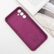 Чехол Silicone Cover Lakshmi Full Camera (AAA) with Logo для Samsung Galaxy A24 4G Бордовый / Plum