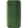 Кожаный чехол книжка GETMAN Cubic (PU) для Samsung Galaxy A51 Зеленый