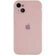 Чехол Silicone Case Full Camera Protective (AA) для Apple iPhone 14 Plus (6.7") Розовый / Pink Sand
