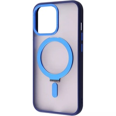 TPU+PC чехол WAVE Attraction case with Magnetic Safe для Apple iPhone 13 Pro Max (6.7") Blue