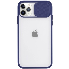 Чохол Camshield mate TPU зі шторкою для камери для Apple iPhone 12 Pro Max (6.7"), Синій