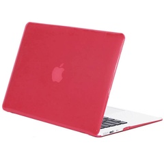 Чехол-накладка Matte Shell для Apple MacBook Pro touch bar 15 (2016/18) (A1707 / A1990) Розовый / Rose Red