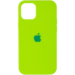 Чехол Silicone Case (AA) для Apple iPhone 12 Pro Max (6.7") Салатовый / Neon Green