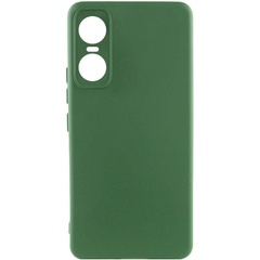 Чехол Silicone Cover Lakshmi Full Camera (A) для Tecno Pop 6 Pro Зеленый / Dark green