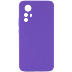 Чохол Silicone Cover Lakshmi Full Camera (AAA) для Xiaomi Redmi Note 12S, Фіолетовий / Amethyst