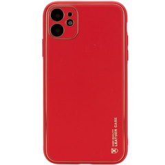 Шкіряний чохол Xshield для Apple iPhone 12 (6.1 "), Червоний / Red