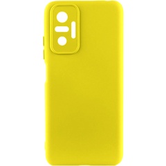 Чохол Silicone Cover Lakshmi Full Camera (AAA) для Xiaomi Redmi Note 10 Pro / 10 Pro Max, Жовтий / Yellow