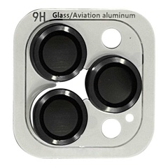 Защитное стекло Metal Classic на камеру (в упак.) для Apple iPhone 15 Pro (6.1") / 15 Pro Max (6.7") Темно-Серый / Graphite