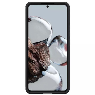 Карбоновая накладка Nillkin Camshield (шторка на камеру) для Xiaomi 12T Pro Черный / Black
