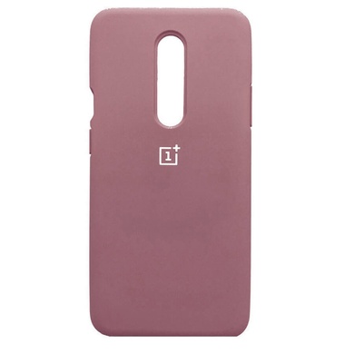 Чехол Silicone Cover Full Protective (AA) для OnePlus 7 Pro Розовый / Pink Sand