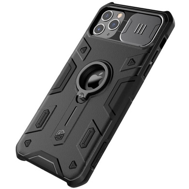 TPU+PC чехол Nillkin CamShield Armor (шторка на камеру) для Apple iPhone 11 Pro Max (6.5") Черный