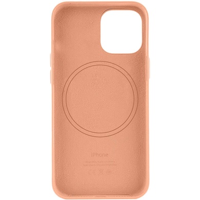 Кожаный чехол Leather Case (AA) with MagSafe для Apple iPhone 14 Plus (6.7") Brown
