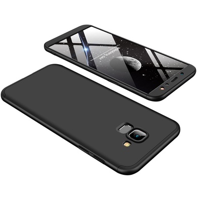 Пластиковая накладка GKK LikGus 360 градусов (opp) для Samsung Galaxy A6 (2018) Черный