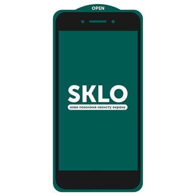 Захисне скло SKLO 5D для Oppo A71, Чорний
