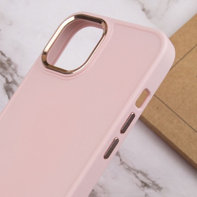 TPU чехол Bonbon Metal Style для Apple iPhone 12 Pro / 12 (6.1") Розовый / Light pink