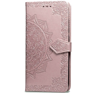 Шкіряний чохол (книжка) Art Case з візитницею для Xiaomi Redmi Note 8 Pro, Рожевий