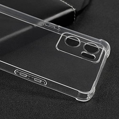 TPU чохол GETMAN Ease logo посилені кути Full Camera для OnePlus Nord N20 SE, Безбарвний (прозорий)