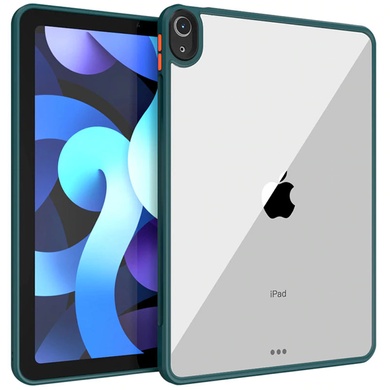 TPU+PC чехол LikGus Maxshield для Apple iPad Air 10.9'' (2020) / Air 10.9'' (2022) (тех.пак) Сине-Зеленый / Marine Blue