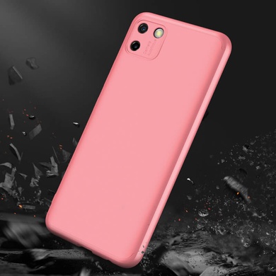 Пластиковая накладка GKK LikGus 360 градусов (opp) для Realme C11 (2020) Розовый / Rose Gold