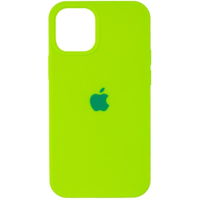Чехол Silicone Case (AA) для Apple iPhone 12 Pro Max (6.7") Салатовый / Neon Green