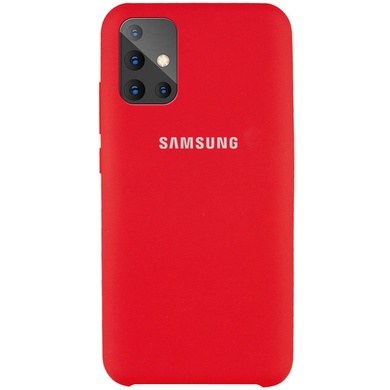 Чохол Silicone Cover (AAA) для Samsung Galaxy A51, Червоний / Red